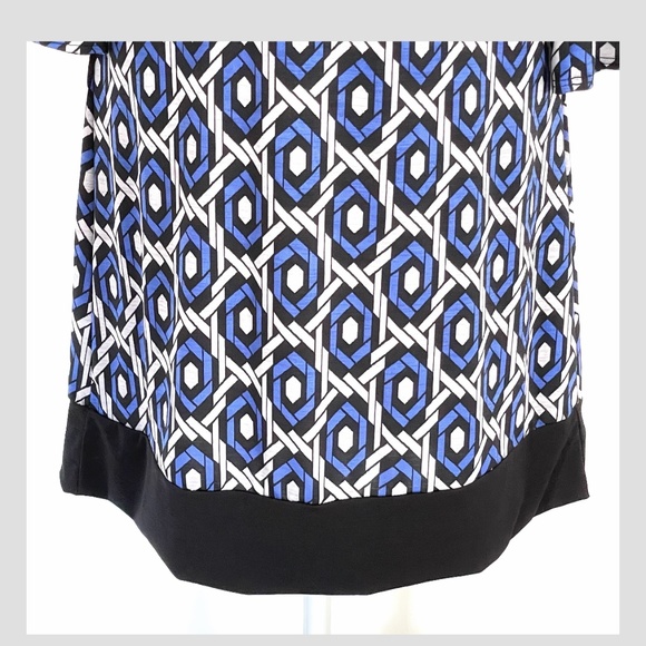 NWT 41Hawthorn Stitch Fix Jovan 3/4 Sleeve Geo Print Wrap Style Dress Size Med - Picture 5 of 8